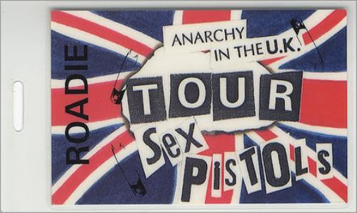 Sex Pistols Anarchy In The UK - Roadie Tour Pass tour pass UK SEXTPAN357401