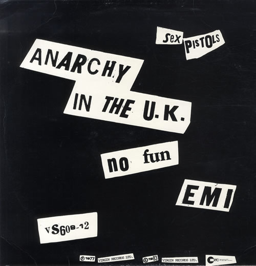 Sex Pistols Anarchy In The UK 12" vinyl single (12 inch record / Maxi-single) New Zealand SEX12AN550414