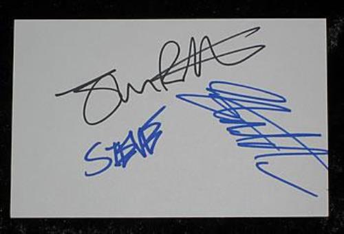 Sex Pistols Autographed Postcard memorabilia UK SEXMMAU321719