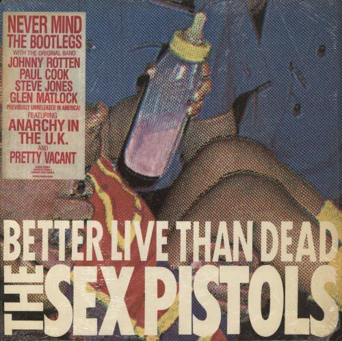 Sex Pistols Better Live Than Dead vinyl LP album (LP record) US SEXLPBE859855