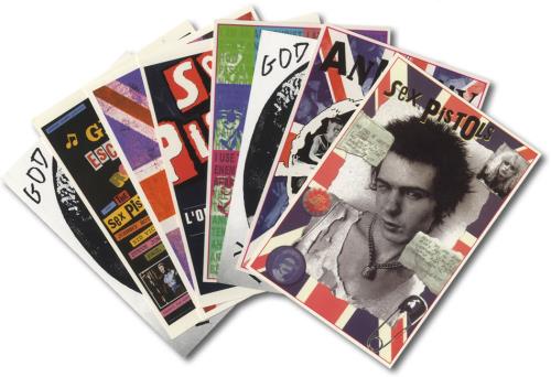 Sex Pistols Collection of 12 Postcards memorabilia UK SEXMMCO489201