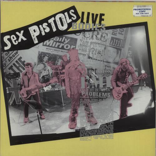 Sex Pistols Filthy Lucre Live - Promo stickered vinyl LP album (LP record) UK SEXLPFI682710