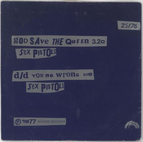 Sex Pistols God Save The Queen + Sleeve 7" vinyl single (7 inch record / 45) Australian SEX07GO749239