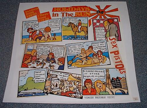 Sex Pistols Holidays In The Sun + Banner poster UK SEXPOHO245353