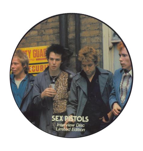 Sex Pistols Interview Disc - EX picture disc LP (vinyl picture disc album) UK SEXPDIN857622
