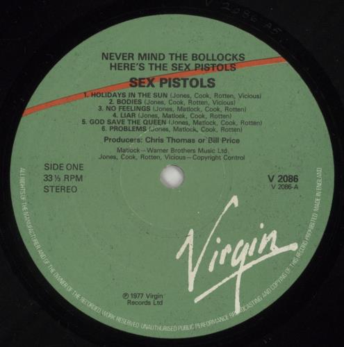 Sex Pistols Never Mind The Bollocks - Green & Red labels vinyl LP album (LP record) UK SEXLPNE425340