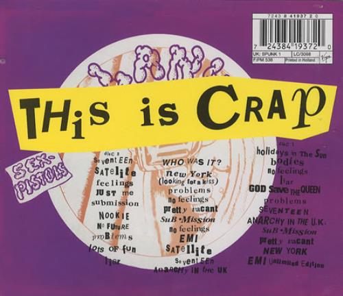 Sex Pistols Never Mind The Bollocks 2 CD album set (Double CD) UK SEX2CNE368150