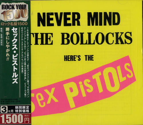 Sex Pistols Never Mind The Bollocks CD album (CDLP) Japanese SEXCDNE478740