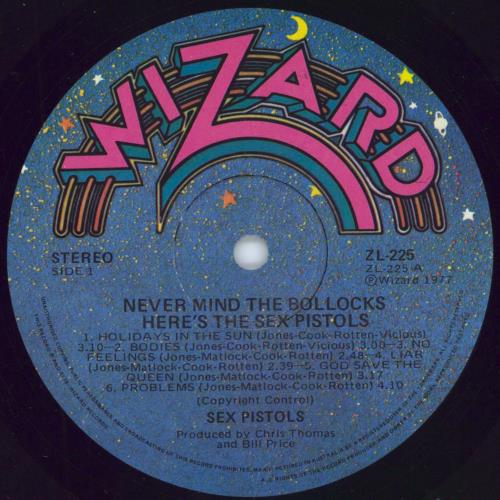 Sex Pistols Never Mind The Bollocks vinyl LP album (LP record) Australian SEXLPNE795287