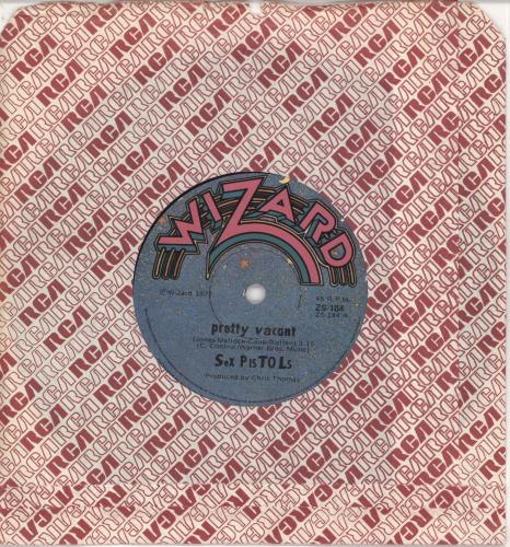 Sex Pistols Pretty Vacant 7" vinyl single (7 inch record / 45) Australian SEX07PR724555