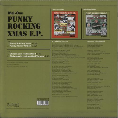 Sex Pistols Punky Rocking Xmas EP - Half & Half coloured vinyl 12" vinyl single (12 inch record / Maxi-single) UK SEX12PU879382