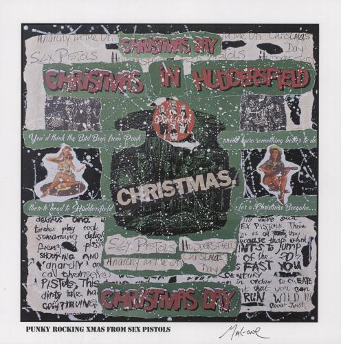 Sex Pistols Punky Rocking Xmas EP - Half & Half coloured vinyl 12" vinyl single (12 inch record / Maxi-single) UK SEX12PU879382