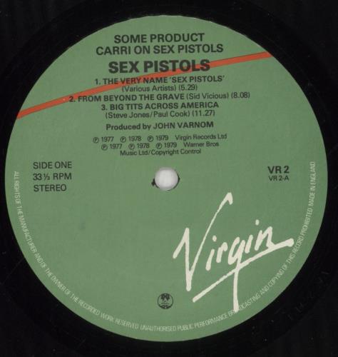 Sex Pistols Some Product vinyl LP album (LP record) UK SEXLPSO313452