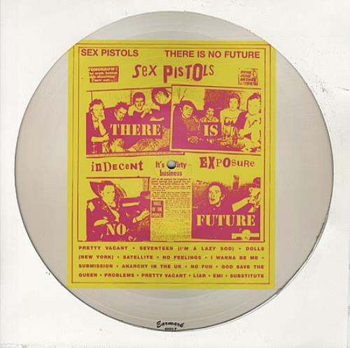 Sex Pistols There Is No Future picture disc LP (vinyl picture disc album) Italian SEXPDTH333656