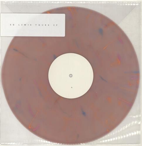 SG Lewis Yours EP - Pink & Orange Vinyl 12" vinyl single (12 inch record / Maxi-single) UK YGA12YO691161