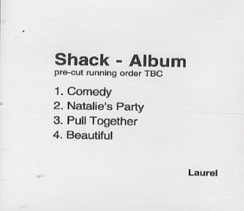 Shack 4 Tracks CD-R acetate UK HACCRTR142318