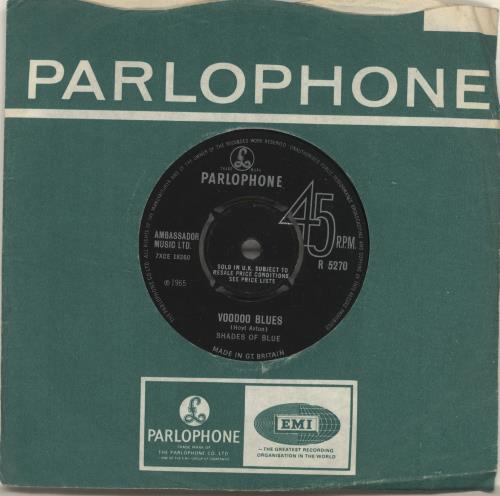 Shades Of Blue Voodoo Blues 7" vinyl single (7 inch record / 45) UK YHC07VO695990