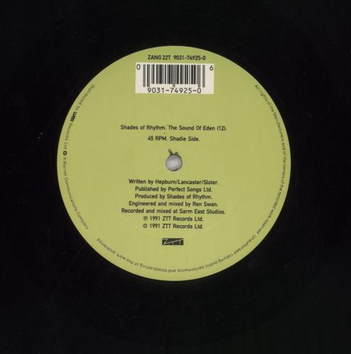 Shades Of Rhythm The Sound Of Eden (Everytime I See Her) VG 12" vinyl single (12 inch record / Maxi-single) UK SOR12TH859223