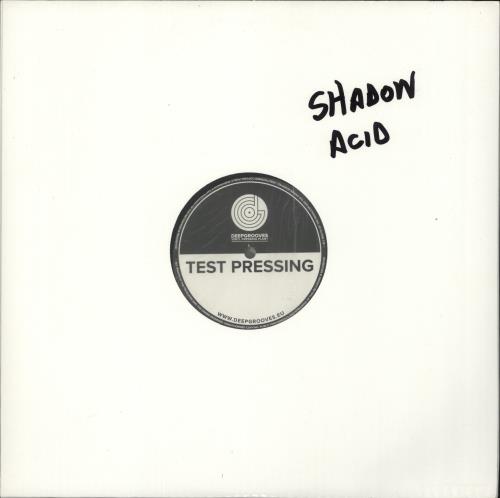 Shadow Acid The Shadow Acid Files EP - Brown Marbled Vinyl - Test Pressing 12" vinyl single (12 inch record / Maxi-single) UK 80B12TH866396