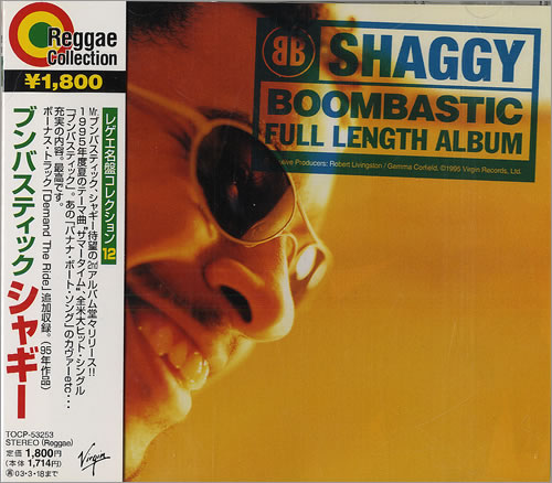 Shaggy Boombastic CD album (CDLP) Japanese GGYCDBO480626