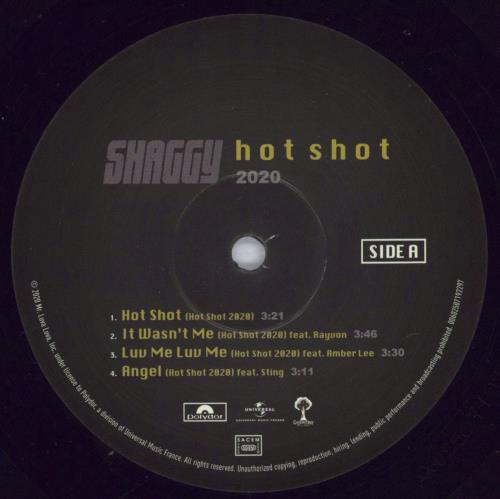 Shaggy Hot Shot 2020 2-LP vinyl record set (Double LP Album) UK GGY2LHO832535