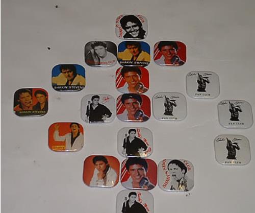 Shakin' Stevens Badge collection #4 memorabilia UK STVMMBA259822