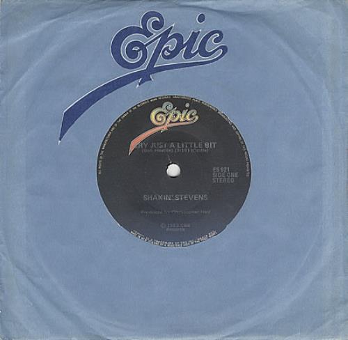Shakin' Stevens Cry Just A Little Bit - Promo Sticker 7" vinyl single (7 inch record / 45) New Zealand STV07CR255992