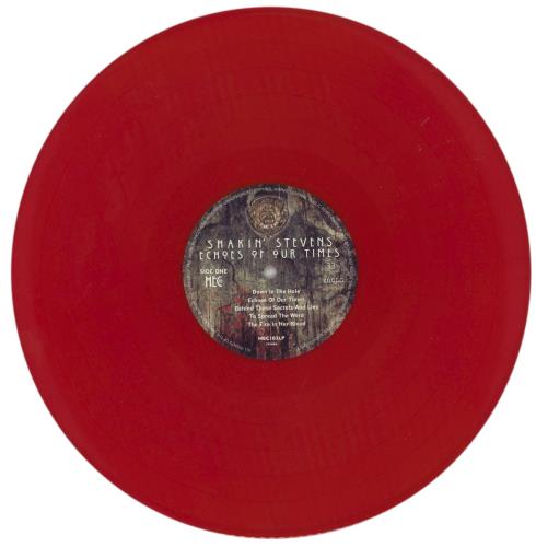 Shakin' Stevens Echoes Of Our Times - RSD18 - Red Vinyl vinyl LP album (LP record) UK STVLPEC866566