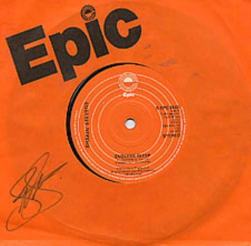 Shakin' Stevens Endless Sleep - autographed 7" vinyl single (7 inch record / 45) UK STV07EN254660