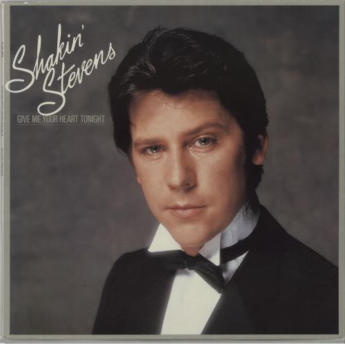 Shakin' Stevens Give Me Your Heart Tonight vinyl LP album (LP record) Australian STVLPGI657704