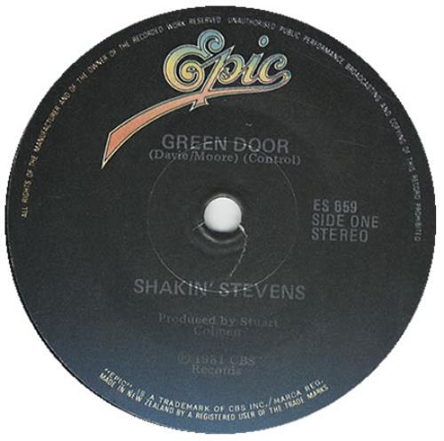 Shakin' Stevens Green Door 7" vinyl single (7 inch record / 45) New Zealand STV07GR255991