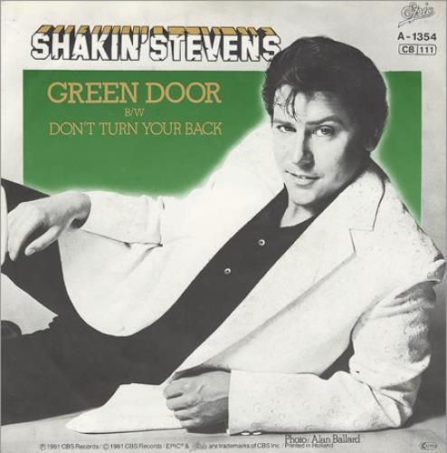 Shakin' Stevens Green Door 7" vinyl single (7 inch record / 45) German STV07GR267620