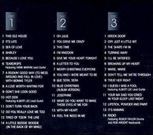 Shakin' Stevens Hits & More! 3-CD album set (Triple CD) UK STV3CHI423277