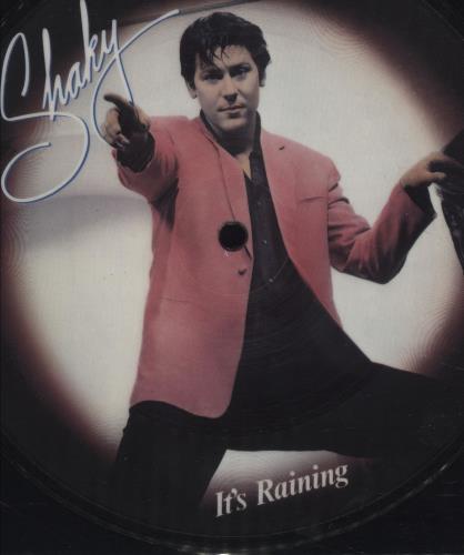 Shakin' Stevens It's Raining 7" vinyl picture disc (7 inch picture disc single) UK STV7PIT109776