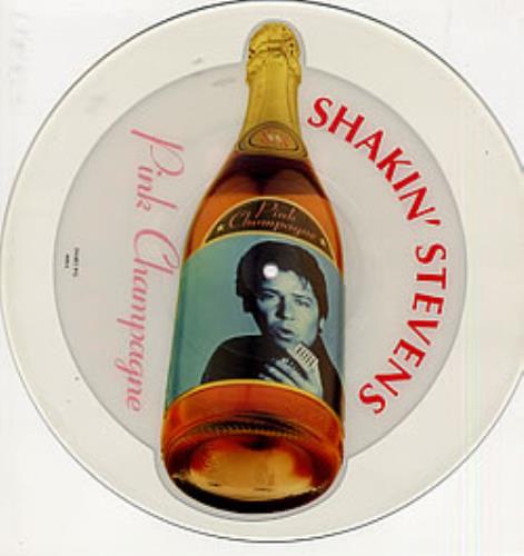 Shakin' Stevens Pink Champagne uncut picture disc (vinyl) UK STVUNPI254755