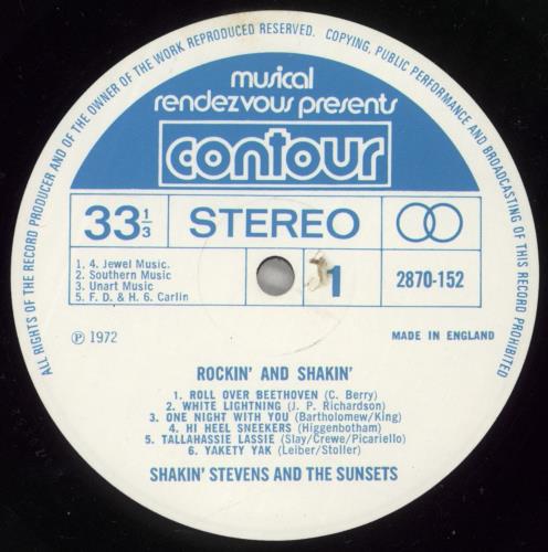 Shakin' Stevens Rockin' And Shakin' vinyl LP album (LP record) UK STVLPRO05788
