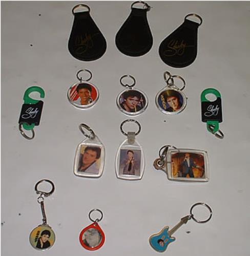 Shakin' Stevens Set Of Fourteen Keyrings memorabilia UK STVMMSE259830