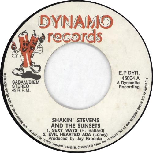 Shakin' Stevens Sexy Ways 7" vinyl single (7 inch record / 45) Dutch STV07SE171287