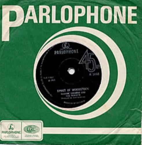 Shakin' Stevens Spirit Of Woodstock 7" vinyl single (7 inch record / 45) UK STV07SP218712