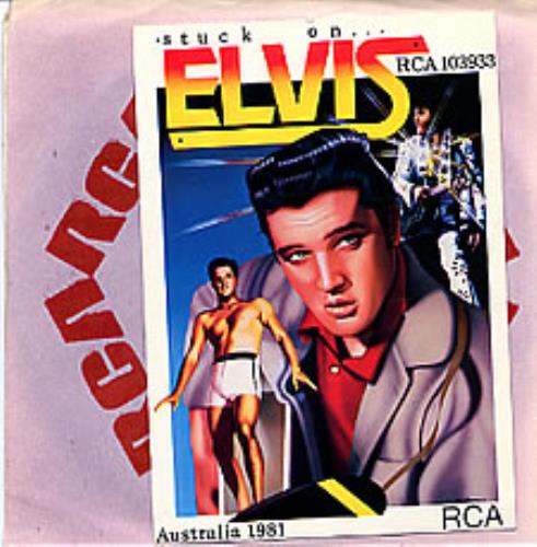 Shakin' Stevens Stuck On Elvis 7" vinyl single (7 inch record / 45) Australian STV07ST255987