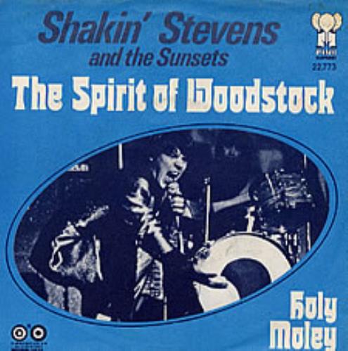 Shakin' Stevens The Spirit Of Woodstock 7" vinyl single (7 inch record / 45) Dutch STV07TH214244