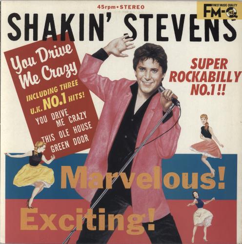 Shakin' Stevens You Drive Me Crazy 12" vinyl single (12 inch record / Maxi-single) Japanese STV12YO296510