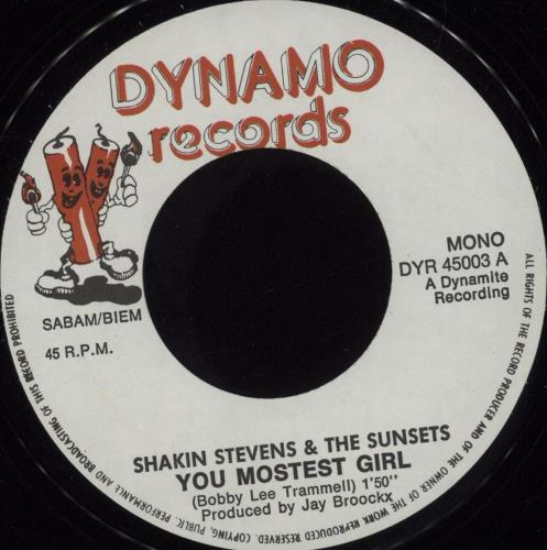 Shakin' Stevens You Mostest Girl 7" vinyl single (7 inch record / 45) Dutch STV07YO255985