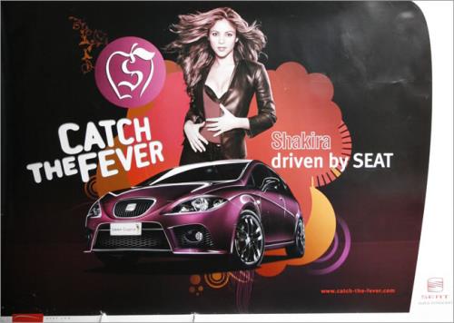 Shakira Catch The Fever poster UK IKAPOCA461859