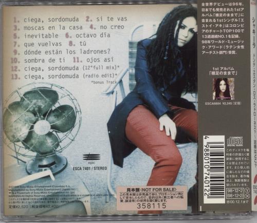 Shakira Donde Estan Los Ladrones? CD album (CDLP) Japanese IKACDDO790599
