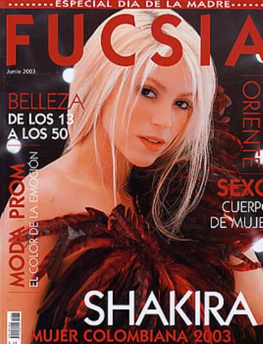 Shakira Fucsia magazine Colombian IKAMAFU301117