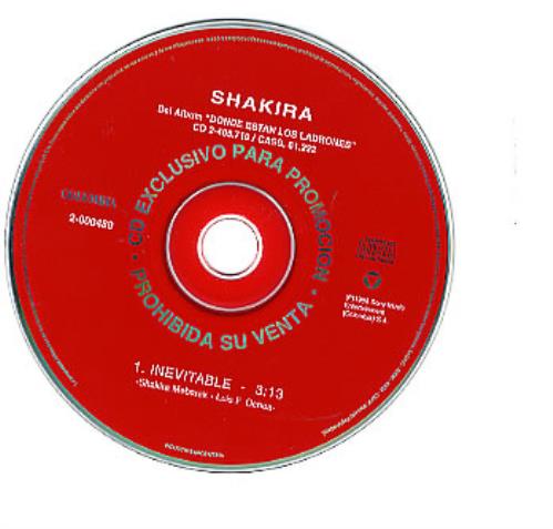 Shakira Invitable CD single (CD5 / 5") Argentinean IKAC5IN248697