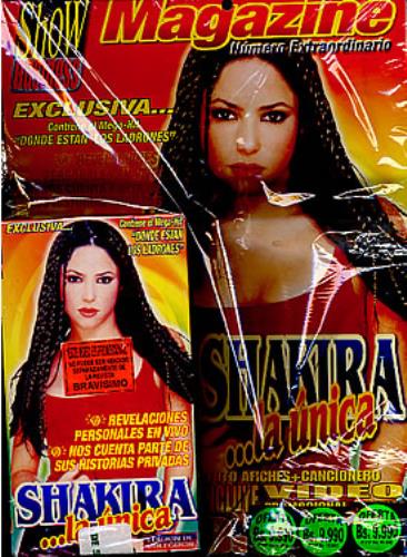 Shakira La Unica Video + Magazine video (VHS or PAL or NTSC) Venezuelan IKAVILA266169