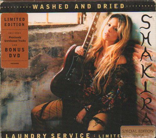 Shakira Laundry Service: Washed & Dried 2-disc CD/DVD set UK IKA2DLA226473