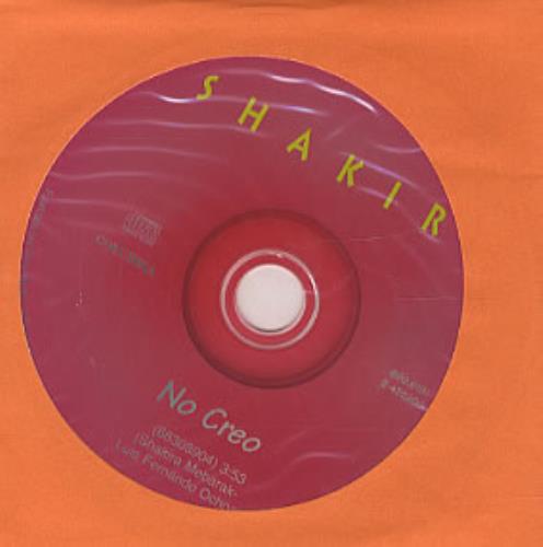 Shakira No Creo CD single (CD5 / 5") Brazilian IKAC5NO319010
